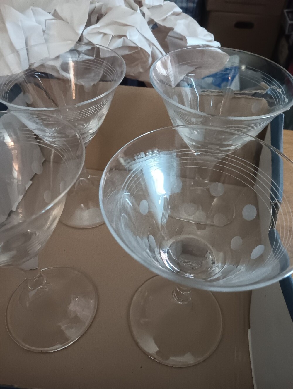 Mikasa Cheers Martini Glasses